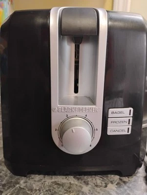 Black & Decker T2569B Extra Wide 2 Slice Toaster Bagel & Frozen Setting Works  - Image 1 of 4