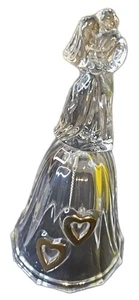 Mikasa Kristall Herz zu Herz 6" Hochzeitsglocke - Bild 1 von 5