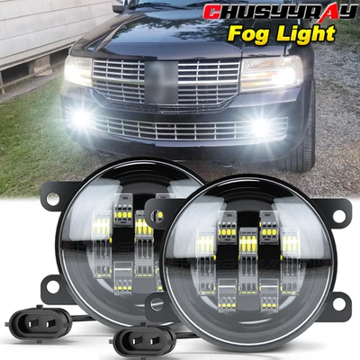 Par de luces antiniebla para Lincoln Navigator 2007-14 lámpara halógena parachoques transparente de conducción Foto 1 de 4