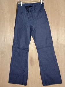 Pantaloni Utility Vintage US Navy Uomo Denim Tipo II Pantaloni 29R (effettivi 28x36) FR - Foto 1 di 11