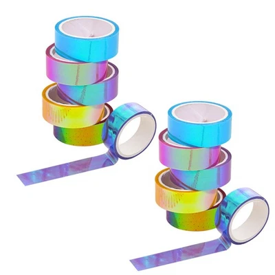  2 Pack Papier Klebeband Dekoband Selbstklebend Scrapbooking Tape Tagebuchband - Bild 1 von 4