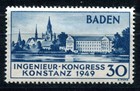 FRANZÖSISCHE ZONE BADEN 1949 46I ** POSTFRISCH TADELLOS KONSTANZ I (09579