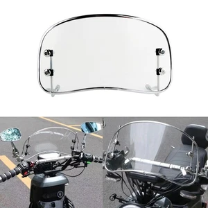 Motorcycle Clear Windshield Windscreen Screen Deflector for Motorbike E-Bike - Picture 1 of 13