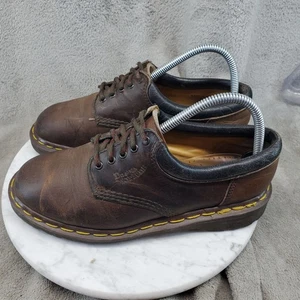 Dr. Martens Schuhe Jungen Gr. 6 Braun Leder 8053 Made In England Oxford *lesen* - Bild 1 von 13