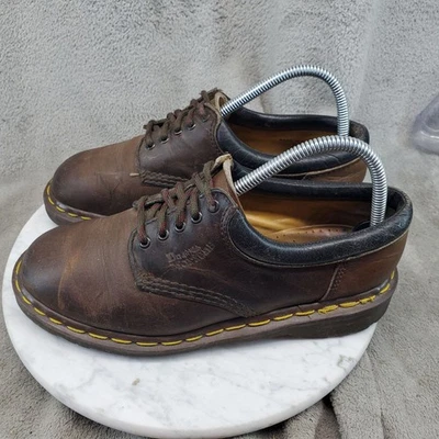Dr. Martens Shoes Boys Size 6 Brown Leather 8053 Made In England Oxford *Read* - Image 1 of 4