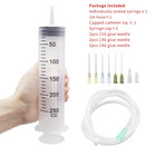 250ml Large Plastic Syringe with 1m Tube Glue Dispenser Industrial Use