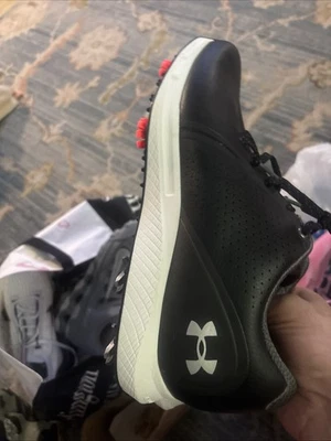 Zapatos de golf Under Armour UA Charged Draw RST 3023728-001 para hombre EE. UU. 12 negros NUEVO Foto 1 de 4