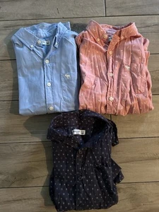 Abercrombie Kids Boy Lot Of 3 Dress Shirts Size 11/12 - Picture 1 of 4