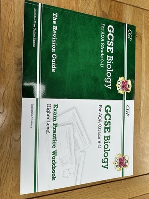 CGP AQA GCSE Biology Higher Level Revision Guide & Workbook - Image 1 of 4