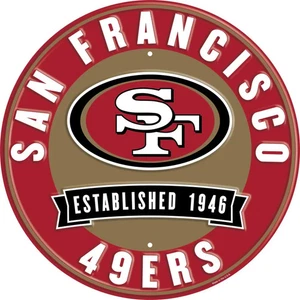 San Francisco 49ers 12" Established Date geprägtes Blechschild - Bild 1 von 1
