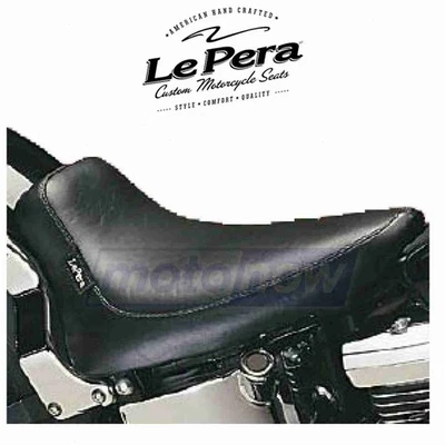 Le Pera Silhouette Smooth Solo Seat for 2001-2006 Harley Davidson FXSTDI oy Foto 1 de 4