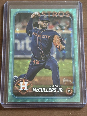 2024 Topps Series 2 - Aqua Foil #588 Lance McCullers Jr. /399 - Image 1 of 2