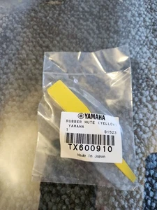Yamaha Genuine Rubber Mute (Yellow) – Part TX600910 – Made in Japan – New Sealed - Bild 1 von 2