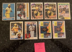DAVE PARKER CARD LOT 1979-1984 (9 TOTAL)..................NRMT - Picture 1 of 2