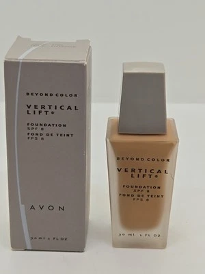 NOS 1991 Avon Beyond Color Vertical Lift Foundation SPF8 - 1oz Deep Tan - Image 1 of 4