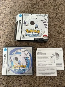 Pokemon Soul Silver Nintendo DS 2010 CIB + Big Box NO POKEWALKER - Picture 1 of 8