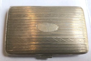 Zigarettenetui aus 800 Silber - 80x50x10 mm - 40,5 Gramm - - Bild 1 von 8