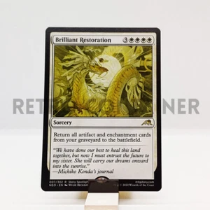 MTG Magic NEO Kamigawa Neon Dinasty - 1x EN NM 007 Brilliant Restoration - Imagen 1 de 1