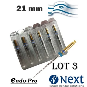 LOTEx3 Dental NiTi Super File Universal Cónico F3 conducto radicular giratorio 21 mm ENDO - Imagen 1 de 3