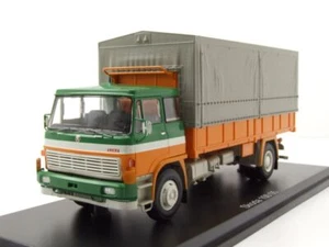 Skoda Liaz 100.05 Plataforma Lona Verde Naranja Escala 1:43 Premium ClassiXXs - Imagen 1 de 9