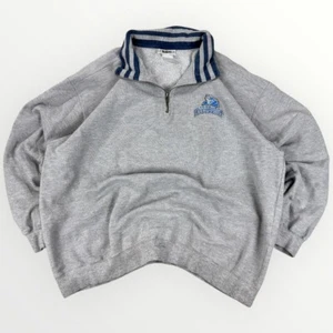 VTG LEE Sport Mens University of Pittsburgh Pitt Panthers 1/4 Zip Sweatshirt 2XL - Picture 1 of 7