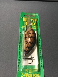 VINTAGE PRE RAPALA LUHR JENSEN 1/4OZ BRUSH BABY SUMMER MUD CRAW NIP USA MADE - Picture 1 of 4