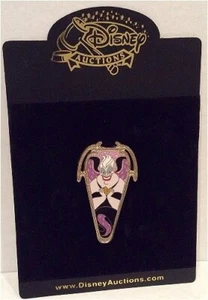 OLD HTF LE Disney Aste PINS Art Nouveau Ursula -Sirenetta Ariel Villain - Foto 1 di 2