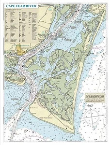North Carolina Cape Fear River Kunstdruck 18" x 24" - Bild 1 von 1
