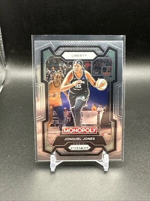 2024 Panini WNBA Monopoly Prizm Basketball Jonquel Jones Base #45 NY Liberty - Image 1 of 2