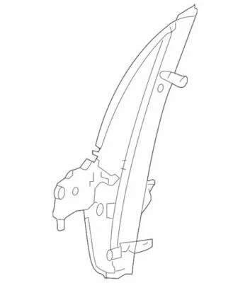 Genuine Nissan 2005-2021 Frontier LE SL Window Regulator Rear Right 82720-9BF0A - Image 1 of 2