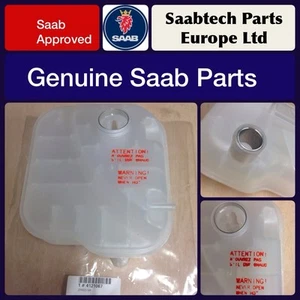 GENUINE SAAB 9000 (92-98 4-CYL) COOLANT EXPANSION TANK 4121067 - NEW - Picture 1 of 4