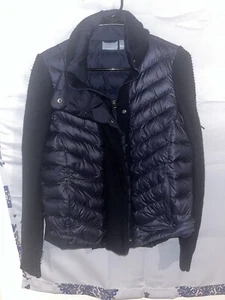 Athleta Knit Wool Jacket Color Blue Wool Size Medium Pre Owned - Picture 1 of 13