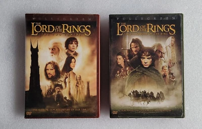 The Lord Of The Rings Dvd Lot 2 : Fellowship Of The Ring The Two Towers Preloved - Image 1 of 4