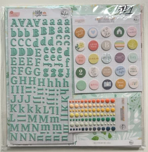 Lote Mixto Rosa Fresco 12x12 Kit de Álbum de Recortes-Deseos de Navidad, Vida Ahora mismo y Más - Imagen 1 de 15