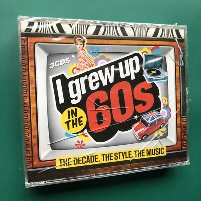 I GREW UP IN THE 60s Pop Rock TV Film 3x CD Thunderbirds Z-Cars Avengers SEALED - Image 1 of 4