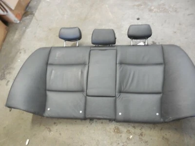 06-11 BMW E90 335i 330i Asiento Superior Trasero Cojín Banco Trasero Negro 7146867 Foto 1 de 4