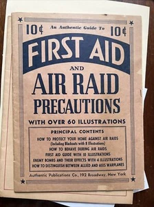 1942 An Authentic Guide to First Aid and Air Raid Precautions - Picture 1 of 3