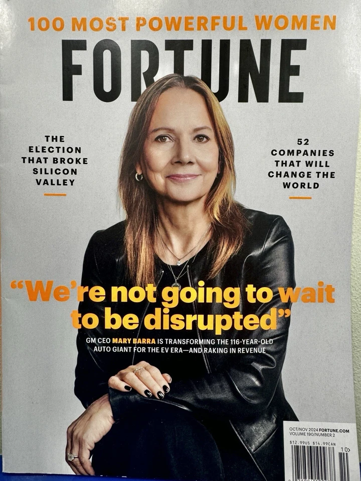 Fortune Magazine October November 2024 Mary Barra 100 Most Powerful Women - Image 1 of 1