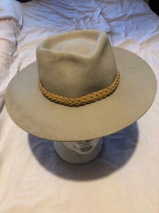 Brown Wide Brim Felt Hat - Picture 1 of 10