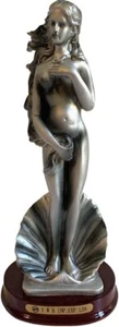 Idea Regalo Statua Dea di 25cm - Scultura in Resina colore Argento - Foto 1 di 6
