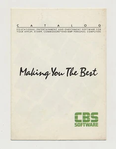 CBS Software Katalog Apple Atari Commodore IBM Personal Computer PC Software - Bild 1 von 4