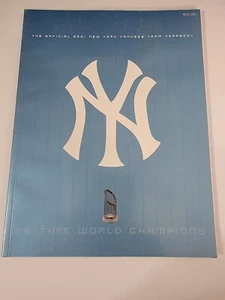 2001 New York Yankees Yearbook -Derek Jeter-Mariano Rivera-Bernie Williams - Picture 1 of 7