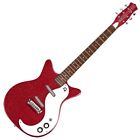 Gitara elektryczna Danelectro '59M NOS ~ czerwony metalowy płatek