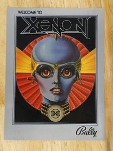 1980 Original Bally Xenon Pinball Sales Flyer Brochure Unfolded NICE - NM - Picture 1 of 3