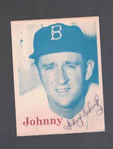 Johnny Schmitz '52 Brooklyn Dodgers 1974 TCMA Signed Card W/Our COA - Picture 1 of 1