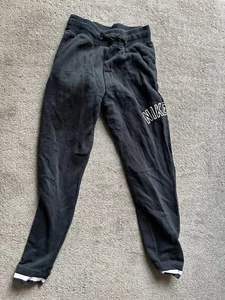 Nike JR Air Boys Sweat Pants Black Size Large AQ9503-010 - Picture 1 of 6