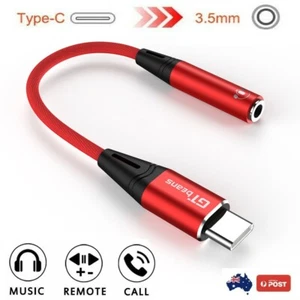 USB-C Type C to 3.5mm Aux Audio Earphone Stereo Cable Adapter For Samsung Google - Picture 1 of 15