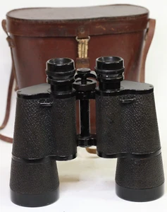 Vintage German E. LEITZ VETZLAR Field Binoculars 10x50 MARDIXIT with Case #30 - Picture 1 of 15