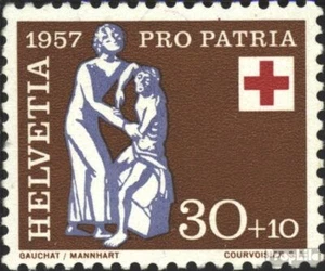 Suiza 644 nuevo con goma original 1957 pro Patria - Imagen 1 de 1