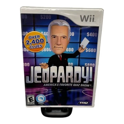 Jeopardy (Nintendo Wii, 2010) - Brand new FACTORY SEALED GAME SEAL - Image 1 of 2